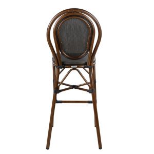 Алуминиев стол Bamboo Look кафяв Hm5059 47x61x115cm