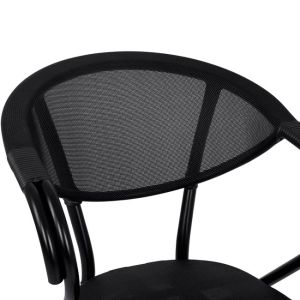 Алуминиев стол Bamboo Look черен Hm5025,02 59x60x82cm