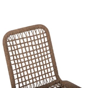 Aluminum chair Chair Spano black legs - beige 46x59x80hcm Hm6047