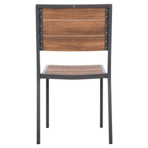 Алуминиев стол Saga Hm6063,02 тъмен сив с Polywood 46x52x86cm Hm6063