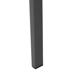 Алуминиев стол Saga Hm6063,02 тъмен сив с Polywood 46x52x86cm Hm6063