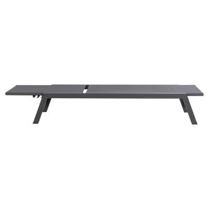 Aluminum chaise longue Rabia Hm5982.03 anthracite color 191.5x55.5x89.5hcm