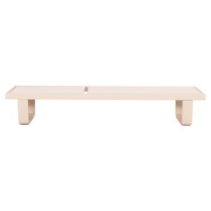Aluminum shell Rickon with teslin fabric Hm6292.04 champagne color 198x61.5x97cm.