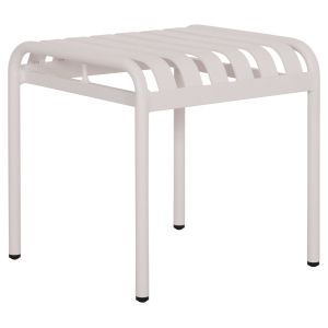 Алуминиева табуретка Rachel Hm6340.02 бял цвят 45x45x46всм.