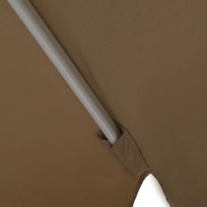 Aluminum umbrella D3m Hm6003.02 mocha with lift