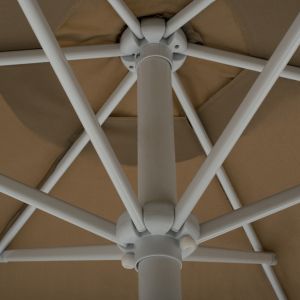 Aluminum umbrella D3m Hm6003.02 mocha with lift