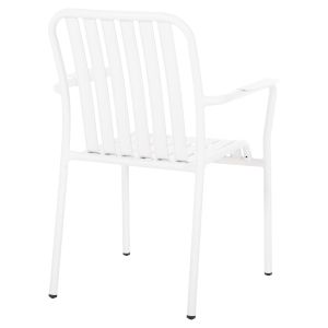 Алуминиево кресло Rachel Hm6088,02 бяло 63x58x85cm Hm6080