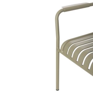 Aluminum armchair Rachel HM6088,07 dark green 63x58x85cm HM6080