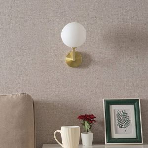 Wall lamp Cebron G9 metal in golden-white color 15x25x28cm