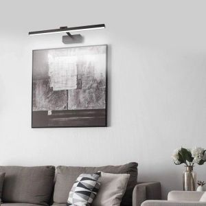 Debiwen Led metal wall lamp in black color 60x10x6cm