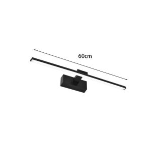 Debiwen Led metal wall lamp in black color 60x10x6cm