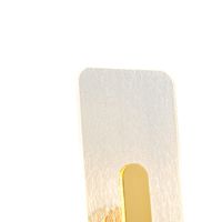 Acrylic wall lamp 8w 3000k 720lm 580x360mm gold Arte Illumina Volet