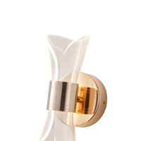 Acrylic wall lamp dots 8w 3000k 720lm 520χ360mm French gold Arte Illumina Tela