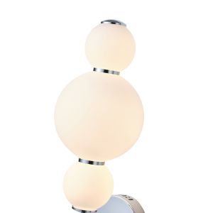 Wall lamp aluminum 12.6w 1440lm 3000k 450x240x185mm white Arte Illumina Blossom