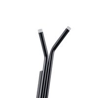 Wall lamp aluminum Led 10w 600lm 3000k 400x75mm black Arte Illumina Cascade