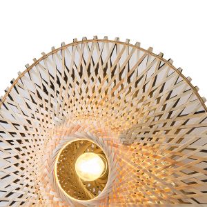 Wall lamp bamboo 1xe27 Max15w 400x140 mm black-brown Arte Illumina Vento