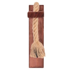 Wall lamp Barn Hm4469 wooden base-hemp rope [e27] 7x20x29hcm.