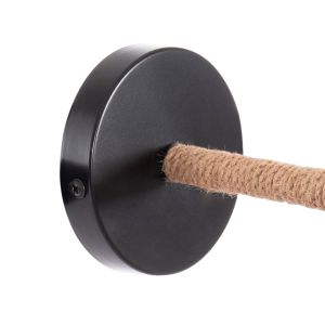 Wall lamp Hm4483 metal base-hemp rope-[e27] 20x20x38-24hcm.