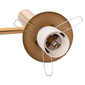 Wall lamp Homy Hm4470 metal base in gold-glass [e27] 14x21x33hcm.