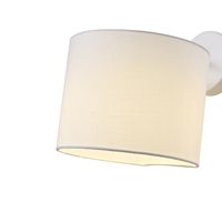 Fabric wall lamp 1xe14 Max15w 265χ200χ235mm white Arte Illumina Cloud