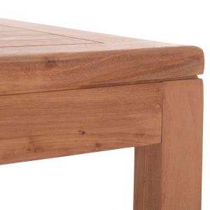 Бар квадратна маса Presscot Hm18113 тиково дърво в естествен цвят 70x70x105hcm.