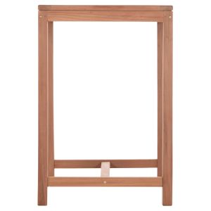 Бар квадратна маса Presscot Hm18113 тиково дърво в естествен цвят 70x70x105hcm.