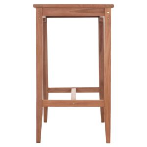 Bar table Cranston Hm18111 teak wood - natural color 120x60x105cm.