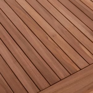Bar table Cranston Hm18111 teak wood - natural color 120x60x105cm.