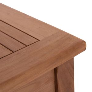 Bar table Cranston Hm18111 teak wood - natural color 120x60x105cm.