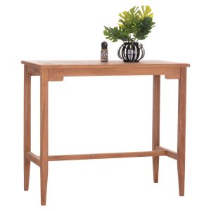 Bar table Cranston Hm18111 teak wood - natural color 120x60x105cm.