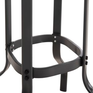 Bar table square Figgy Hm6066.01 gray metallic-tempered glass 60x60x100hcm.