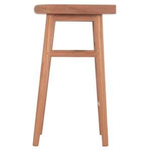 Bar stool Bolmar Hm18108 teak in natural color 40.5x44x74 cm.