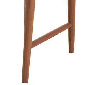 Bar stool Bolmar Hm18108 teak in natural color 40.5x44x74 cm.