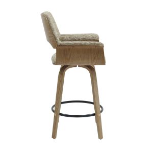 Бар стол Med.height Clipp .01 шперплат варосан-бежов плат 57.5x53x98hcm Hm9987