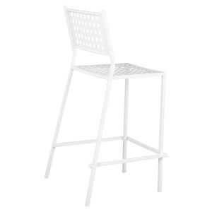 Бар стол Olympias метален Hm5528,02 бял 47x58x111cm