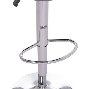 Бар стол Rose Hm204.41 хромирана основа и окачване и сиво кадифе 48x45x105всм.