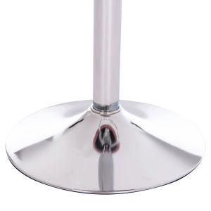 Бар стол Rose Hm204.42 хромирана основа и окачване и прашно розово кадифе 48x45x105всм.