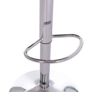 Бар стол Rose Hm204.44 хромирана основа и окачване и черно кадифе 48x45x105всм.