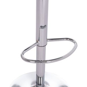 Бар стол Rose Hm204.46 хромирана основа и окачване и кипаросово зелено кадифе 48x45x105всм.