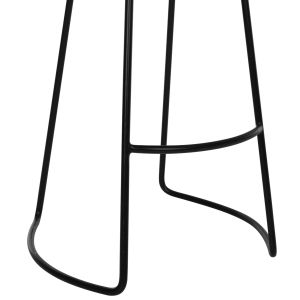 Toon wooden bar stool in natural black Hm9333,01