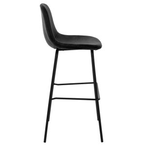 Bar stool Vincent Celina Hm8579,14 black velvet