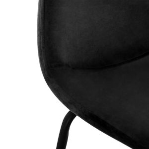 Bar stool Vincent Celina Hm8579,14 black velvet