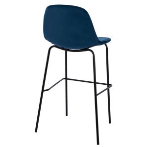 Bar stool Vincent Celinadark blue Hm8579.18