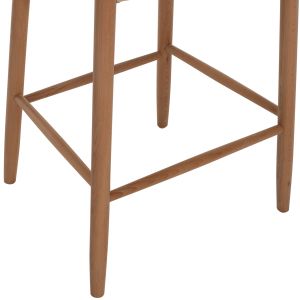 Bar stool made of beech and rope Hm9321.01