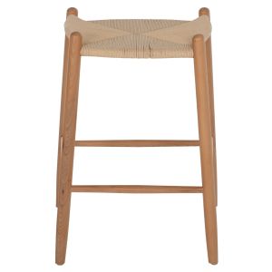 Bar stool made of beech and rope Hm9321.01