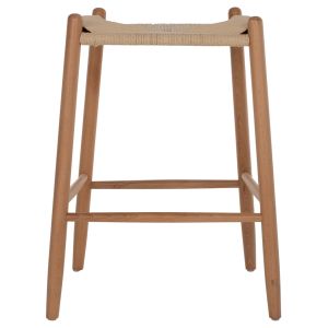Bar stool made of beech and rope Hm9321.01
