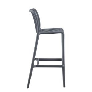 Bar stool polypropylene Convee Hm6098,03 gray 38,5x49,5x102cm