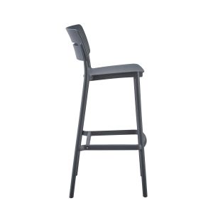Bar stool polypropylene Snod2 Hm6100,03 gray 37,2x50x101,5cm