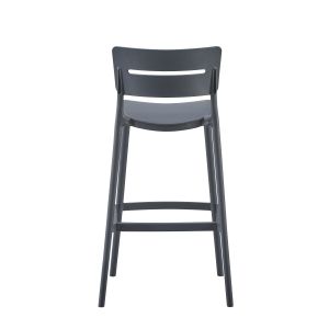 Bar stool polypropylene Snod2 Hm6100,03 gray 37,2x50x101,5cm