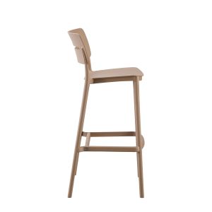 Бар стол полипропилен Snod2 Hm6100,04 капучино 37,2x50x101,5cm